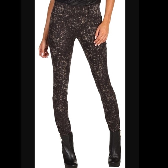 Theory Junius Snake Stretch Skinny Pant