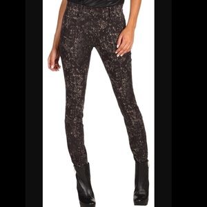 Theory Junius Snake Stretch Skinny Pant