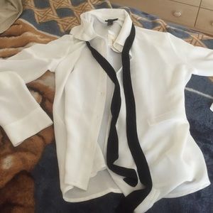 Forever 21 blouse with neck tie