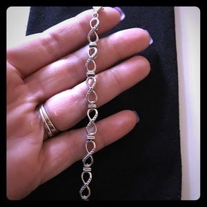 Real diamond infinity bracelet-will take any offer