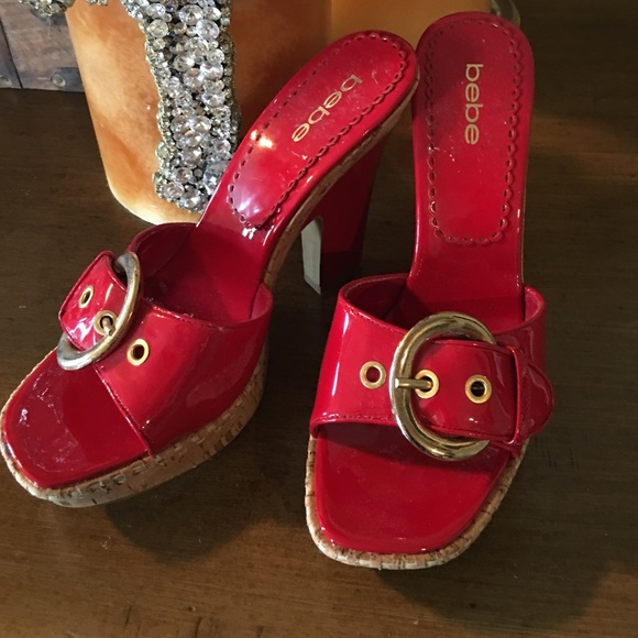 Super Sexy Red Patton Leather Heels