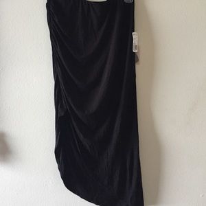 Asymmetrical Black Skirt