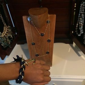 NWT Bella & Jack Anchor Necklace and Bracelet