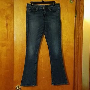 AE skinny boot kick jeans size 10R