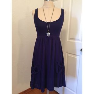Dark Purple Baby Doll Dress