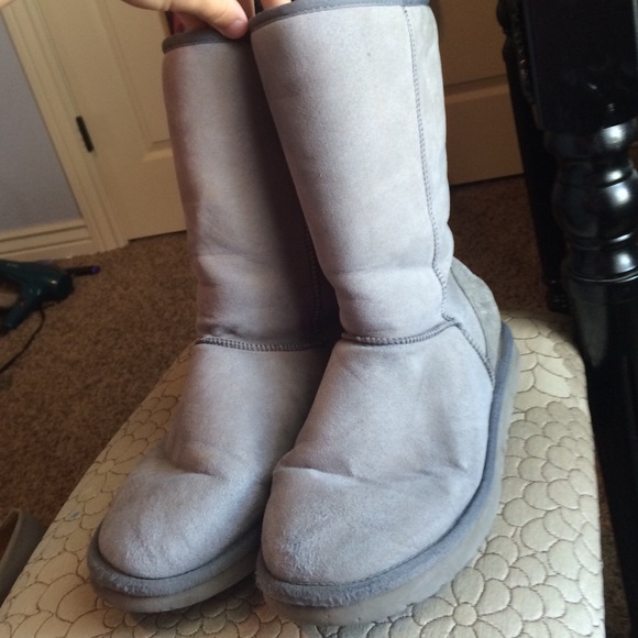 Gray/blue winter UGGs