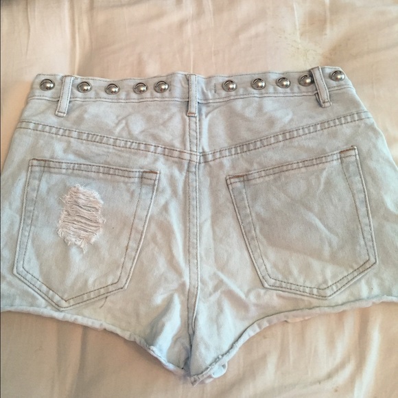 Studded Jean Shorts - Picture 4 of 4