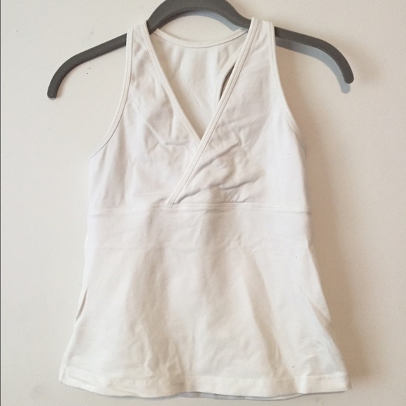 White Lululemon tank top