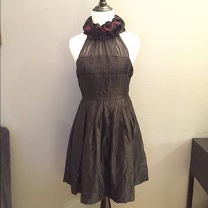 ⏬EUC Miss Me ruffle neck dress