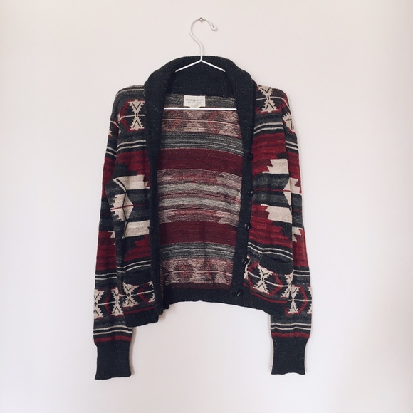 Denim & Supply Southwestern Shawl Cardigan