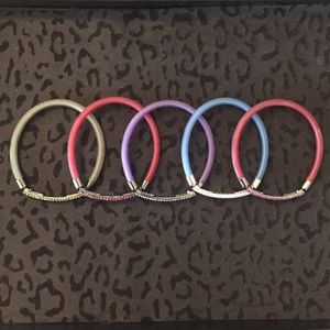 5 lia sophia stretch bracelets