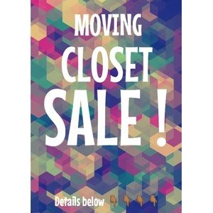 Moving Sale EVERYTHING MUST GO!