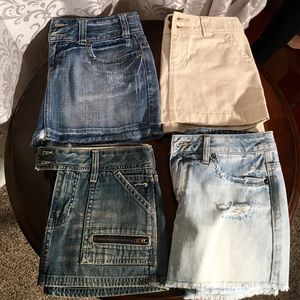 *LOT* like new jeans mini skirts Sz: 2