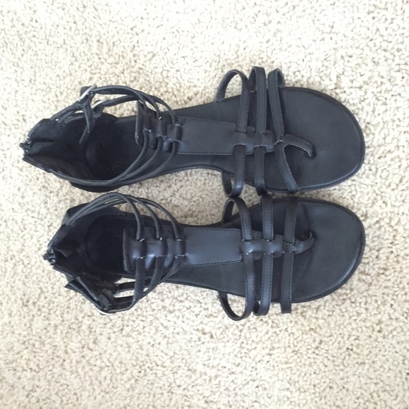 Black sandals