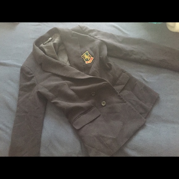 Forever 21 School Girl University Navy Blazer