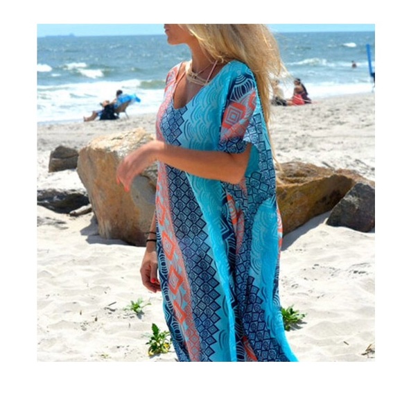 🆕 Beach Dress Swimsuit Bikini Coverup - Picture 2 of 2