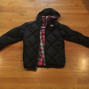 North face girls puffer coat.