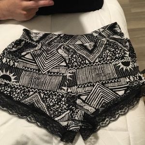 Super summery soft black shorts