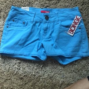 Blue shorts