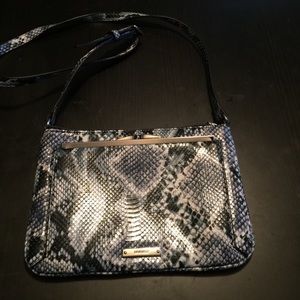 Nine West snake skin messenger