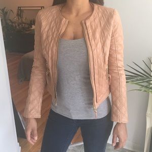 Zara leather jacket