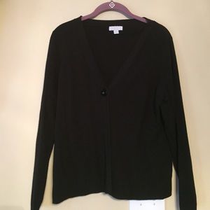 🌸 Black Charter Club cardigan