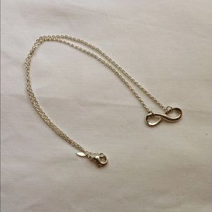 Claire's Infinity Sign Silver Necklace