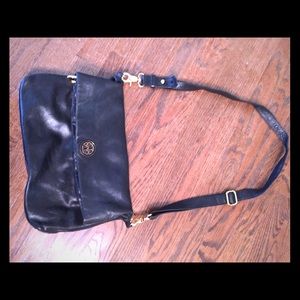 Tory Burch Leather Fold-over Crossbody Bag