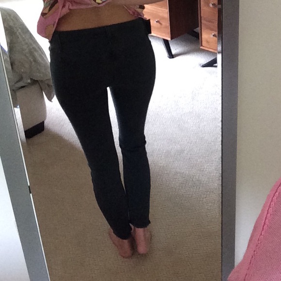 Joe's Grey Distressed Jeans - 28 - Picture 3 of 4