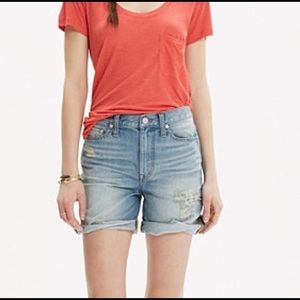 Madewell High-rise Denim Cut Off Shorts