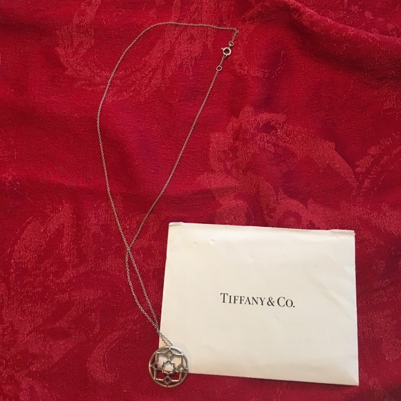 Tiffany & Co. Zellige medallion necklace, sterling