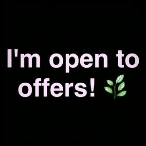 Reasonable offers accepted ❤