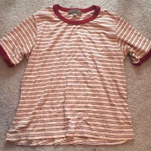 Striped ringer tee