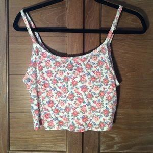 Forever 21 Floral pattern crop top