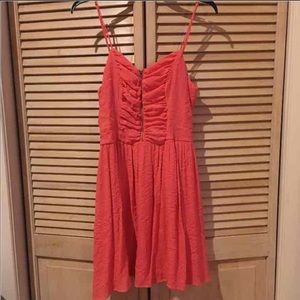 Coral summer dress