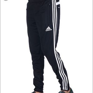 Black adidas joggers