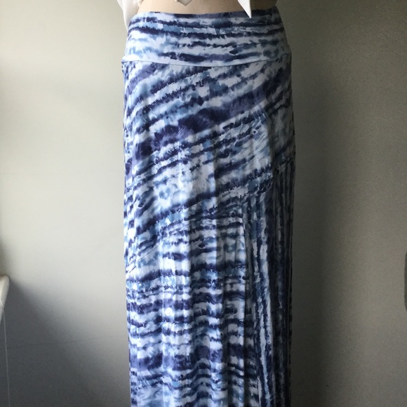 Maxi Skirt Foldover Waist Petite L