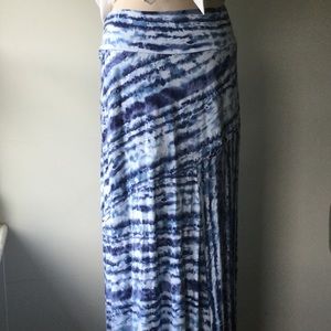 Maxi Skirt Foldover Waist Petite L