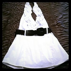 Ruffled Halter top. *** SOLD ***