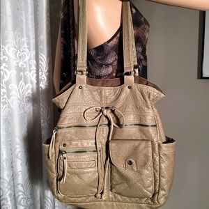 Sparrow True vegan Olive colored hobo bag