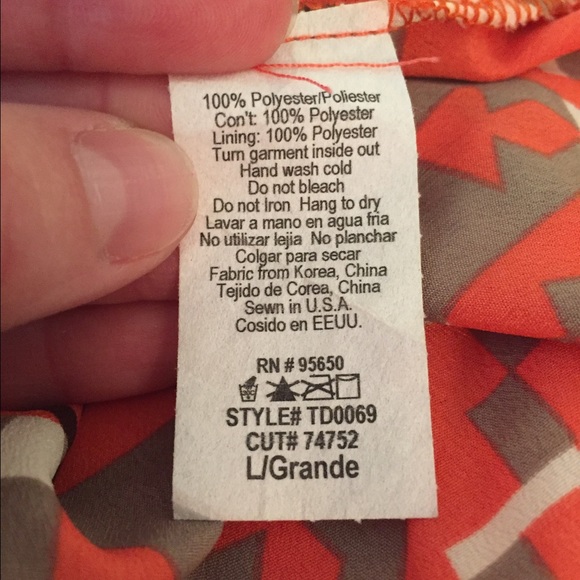 Open back high-low Aztec dress - Picture 3 of 4