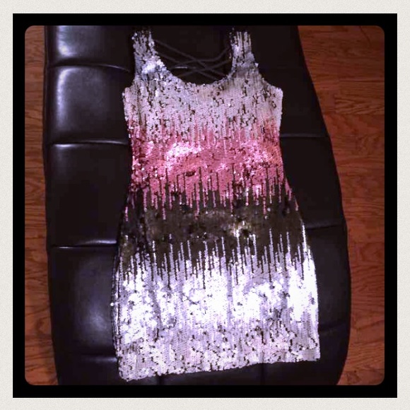 BRAND NEW Multicolored Sequin Bodycon Dress