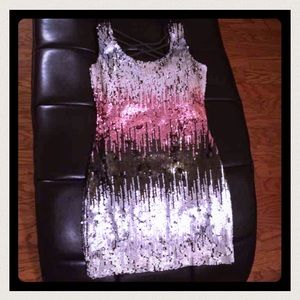 BRAND NEW Multicolored Sequin Bodycon Dress