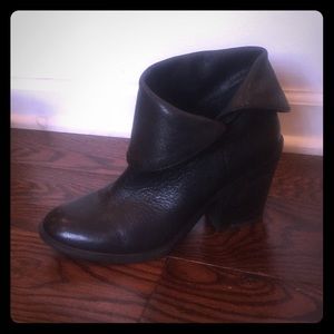 Lucky Brand Black Leather Boots 8.5