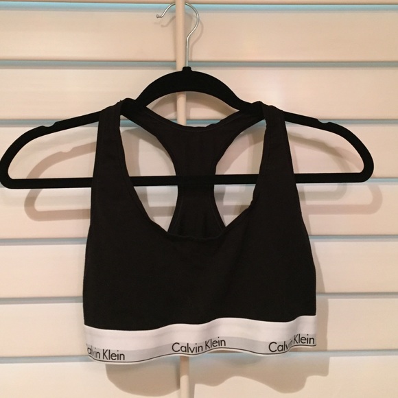 Black Calvin Klein bralette