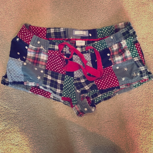 Aerie patch pattern pajama shorts