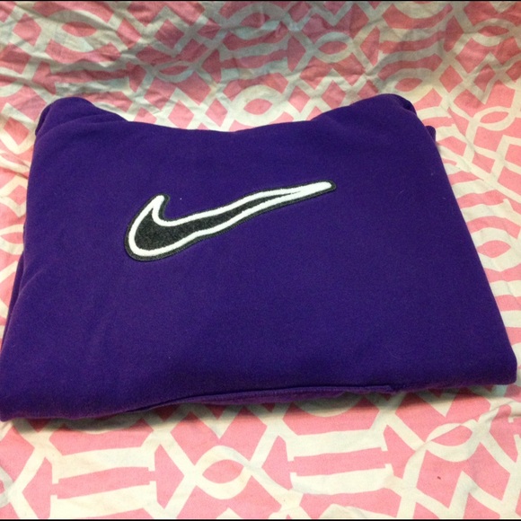 Purple Nike Hoodie Sweatshirt