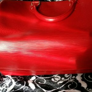 Epi red Louis Vuitton bag