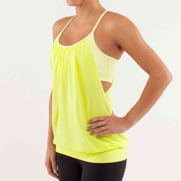 lululemon athletica Tops - Lululemon No Limits Tank comes with Lululemon bag