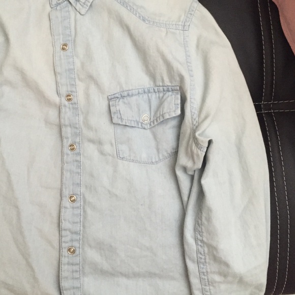 Chambray Button Up - Picture 1 of 3